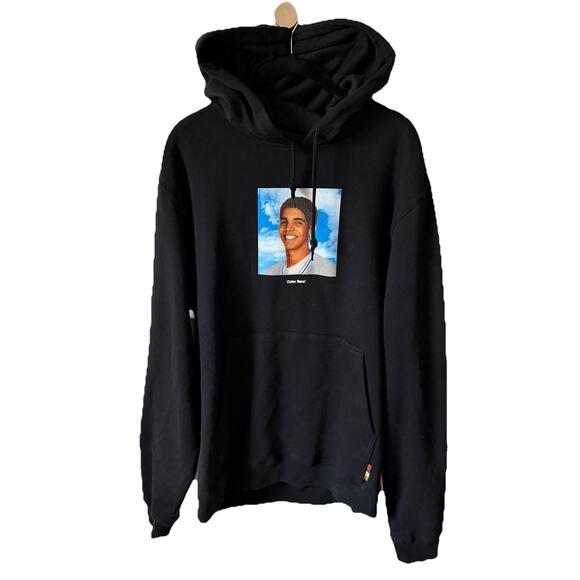 Urban Outfitters Other - NWT Degrassi Hoodie Mens Medium Sweatshirt Black Pullover Drake Color Bars UO